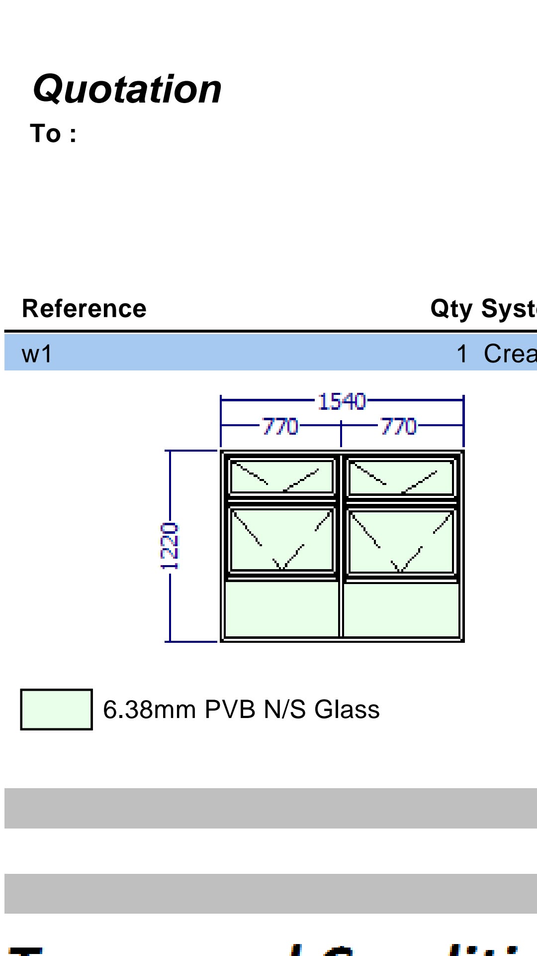 Glazing project